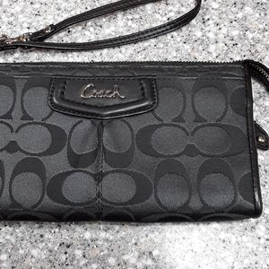 Coach Signature Wristlet